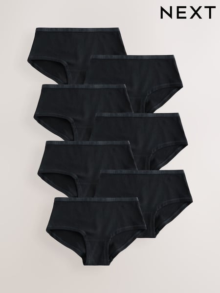 Black Hipsters 7 Pack (2-16yrs) (AB6430) | € 13 - € 18