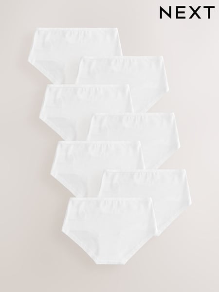 White Hipsters 7 Pack (2-16yrs) (AB6436) | € 13 - € 18