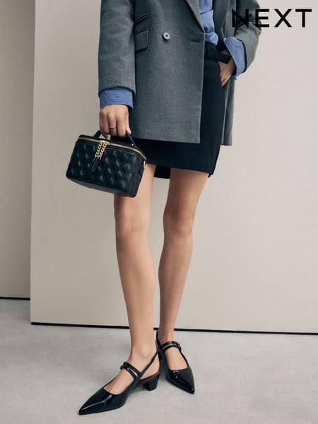 Black Quilted Cross-Body Bag (AB6594) | € 44