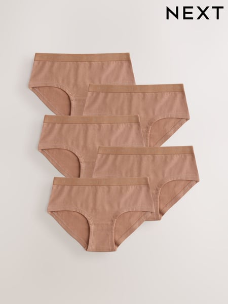 Nude Hipster Briefs 5 Pack (5-16yrs) (AB6635) | € 12 - € 18