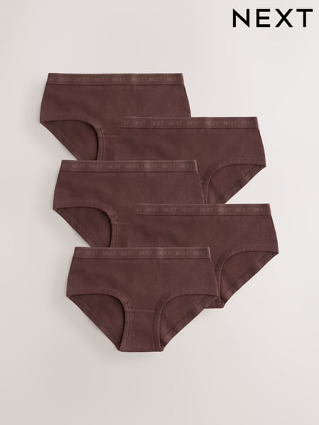 Brown Hipster Briefs 5 Pack (5-16yrs) (AB6650) | € 12 - € 18