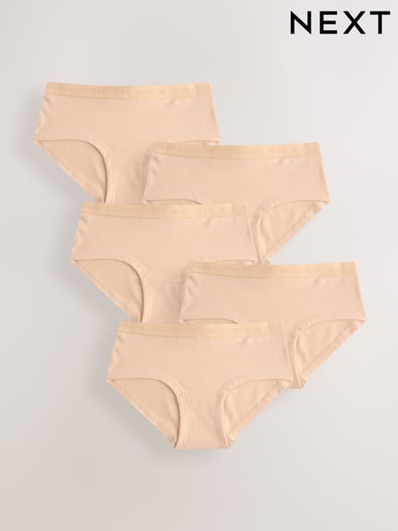Caramel Nude Hipster Briefs 5 Pack (5-16yrs) (AB6651) | € 12 - € 15