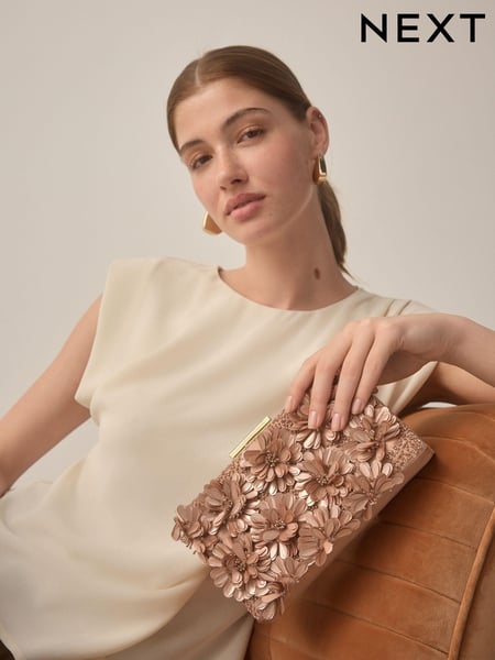 Pink Structured Clutch Bag (AB7743) | € 70