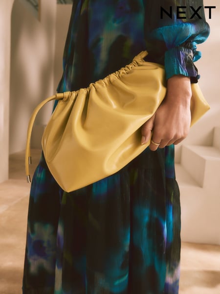 Yellow Oversized Clutch Bag (AB7758) | € 38