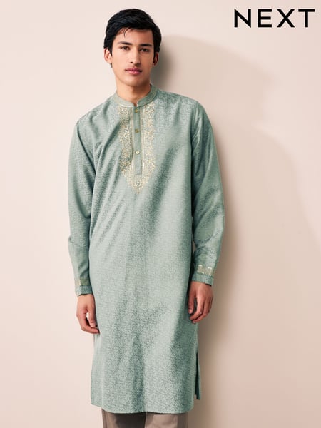 Green Longer Length Kurta Shirt (AB7937) | € 57