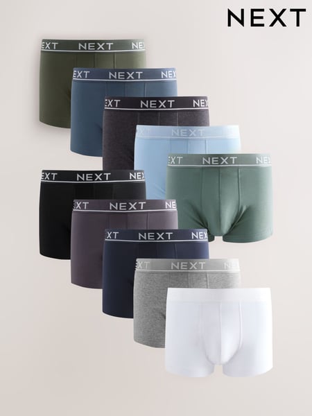 Core Grau/Grün - Cotton Rich Blend Hipsters Boxers (AB8423) | 72 €