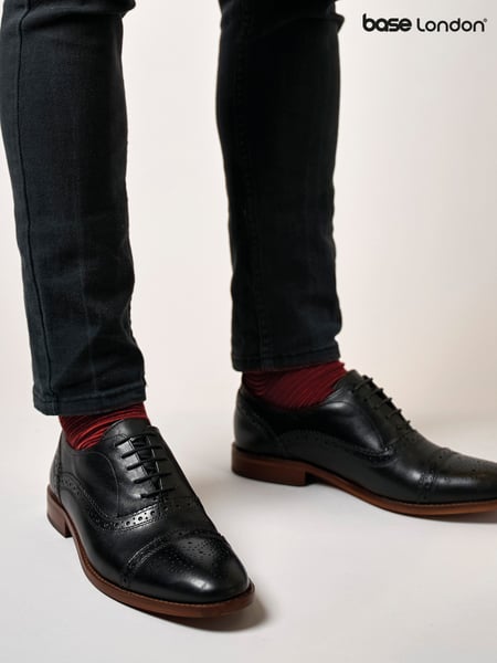 Base London Cast Lace-Up Brogue Shoes (AB9224) | € 113