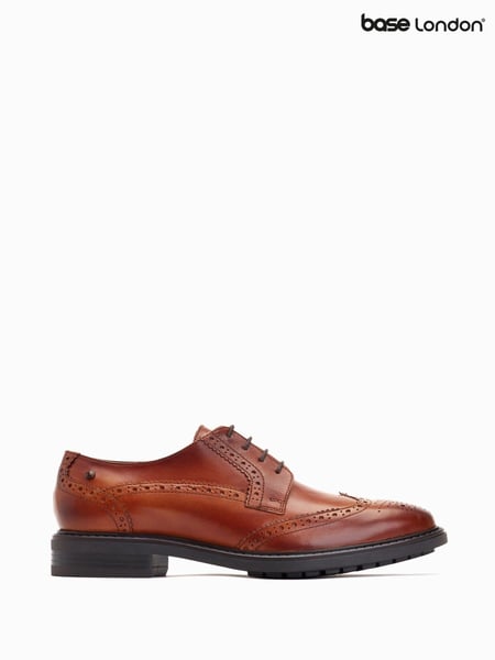 Base London Anson Lace Up Brogue Shoes (AB9283) | € 49