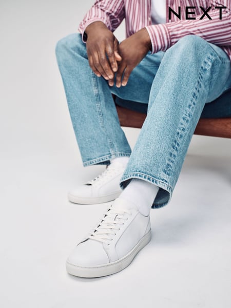 White Leather Trainers (AC0464) | € 78
