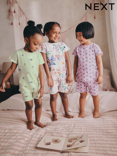 Purple Short Pyjamas 3 Pack (9mths-12yrs) (AC0788) | € 30 - € 38
