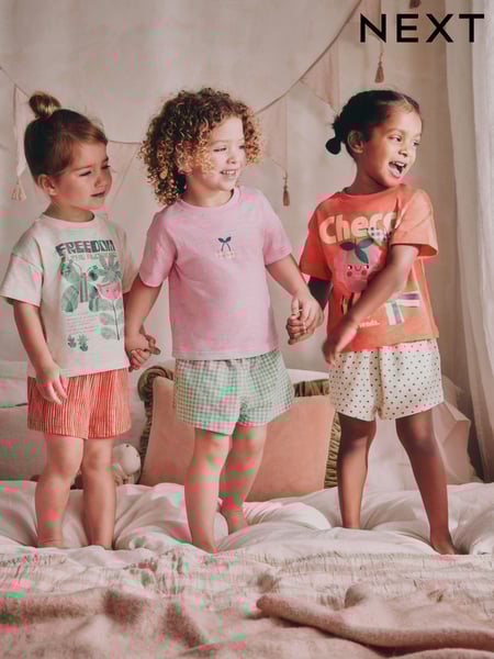 Red Short Pyjamas 3 Pack (9mths-12yrs) (AC0795) | € 35 - € 44