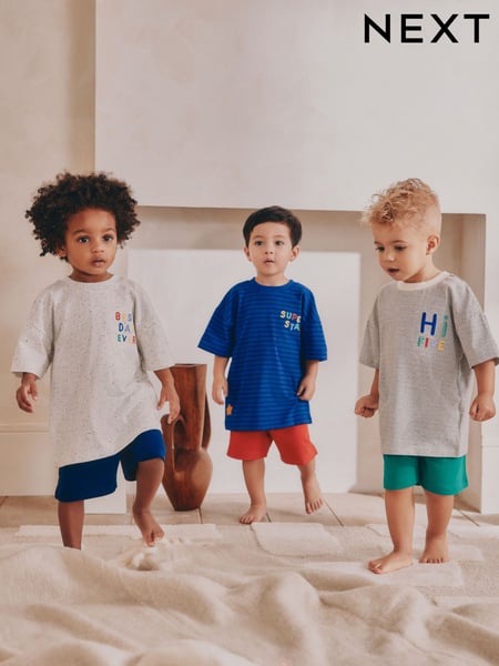 Multi Short Pyjamas 3 Pack (9mths-10yrs) (AC0921) | € 31 - € 40