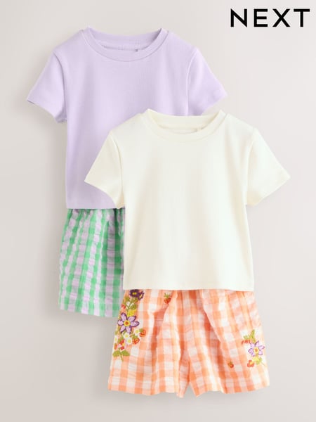 Green/Orange Short Pyjamas 2 Pack (3-16yrs) (AC2720) | € 34 - € 44
