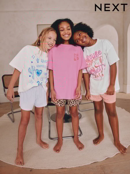 Blue/Pink Pyjamas 3 Pack (3-16yrs) (AC2735) | € 38 - € 48