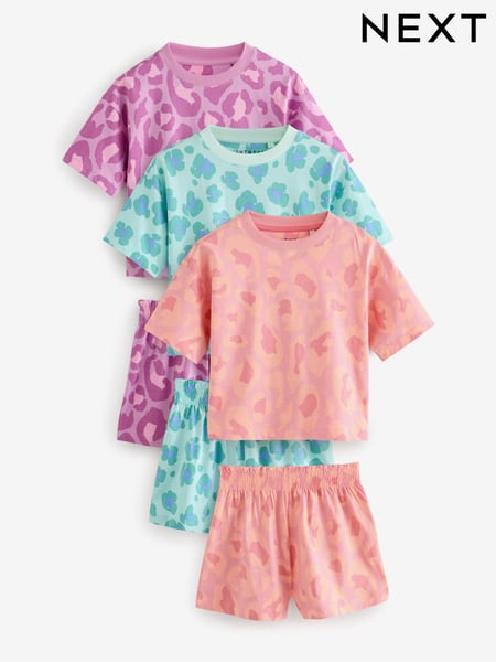 Purple/Orange Pyjamas 3 Pack (3-16yrs) (AC2740) | € 37 - € 47
