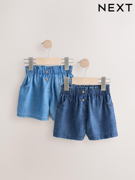 Blue Denim Shorts 2 Pack (3mths-7yrs) (AC4593) | € 24 - € 27