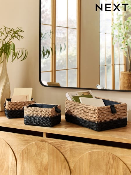 Set of 3 Bronx Baskets (AC5908) | 33 €