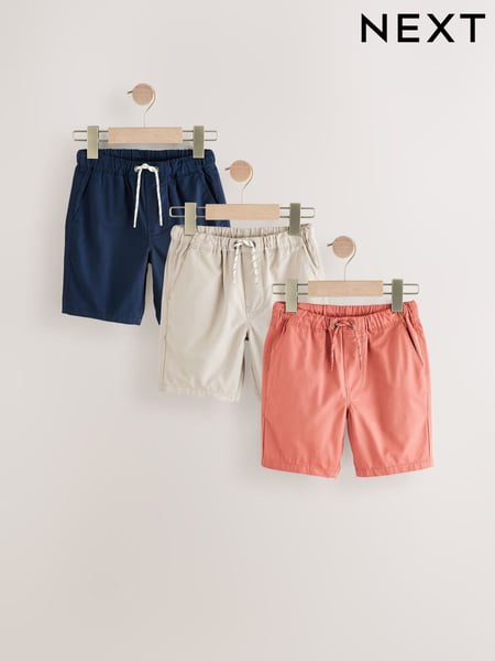 Red/Blue 3 Pack Pull-On Shorts (3-16yrs) (AC6118) | € 26 - € 47
