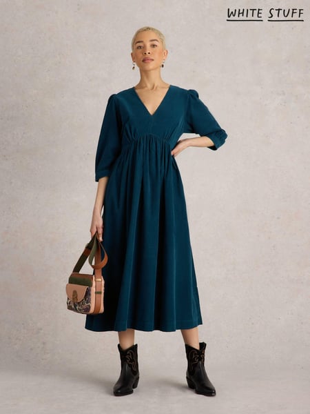 White Stuff Green Lucy Cord Dress (AC6973) | € 60