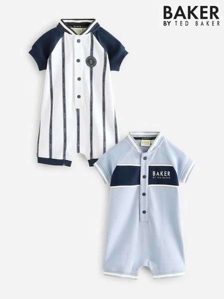 Baker by Ted Baker Varsity Rompers 2 Pack (AC7144) | € 59 - € 64