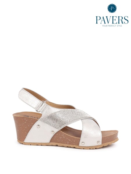 Pavers Silver Ladies Smart Sandals (AC7208) | € 55