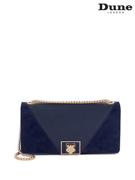 Dune London Blue Styled Panelled Phone Cross-Body Bag (AC7444) | € 94