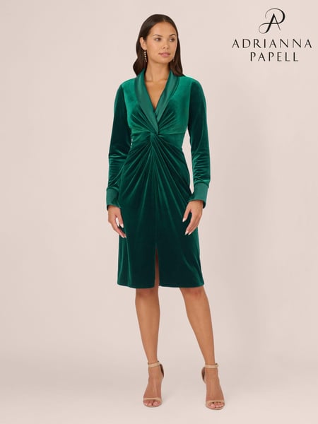 Adrianna Papell Velvet Tuxedo Dress (AC8249) | € 139