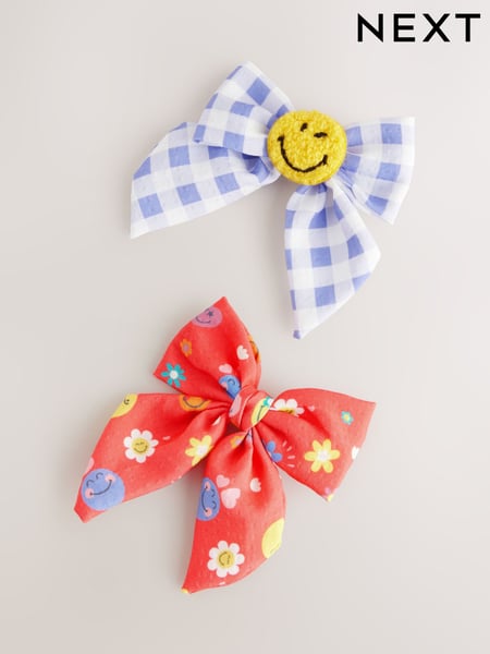 Red SmileyWorld® Statement Bow Clips 2 Pack (AC9281) | € 10