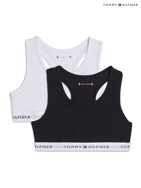 Tommy Hilfiger Black Tommy Hilfiger White Bralette 2 Pack (AD0112) | € 29
