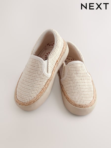 Neutral Woven Loafers (AD1409) | € 23 - € 27