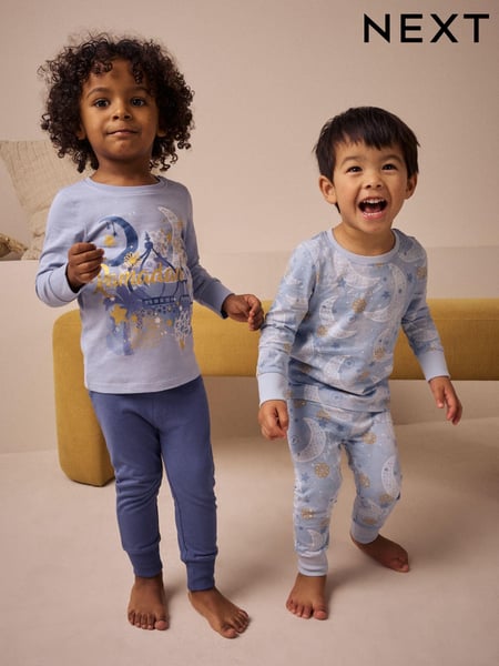 Blue Eid/Ramadan Snuggle Fit Pyjamas 2 Pack (9mths-12yrs) (AD2939) | € 28 - € 40