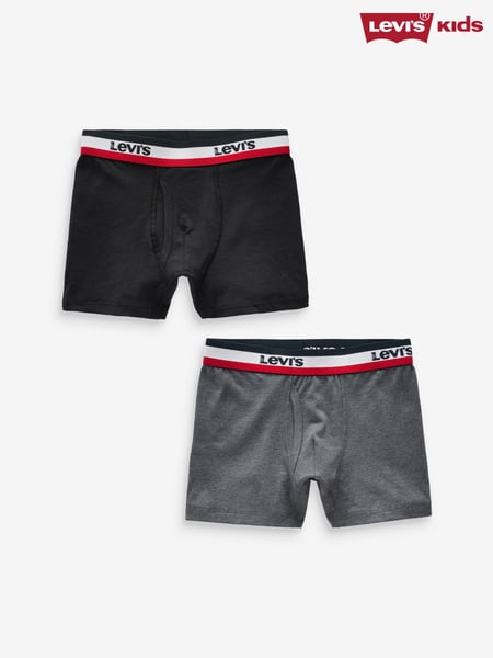 Levi's® Grey Black Boxers 2 Pack (AD3662) | € 23
