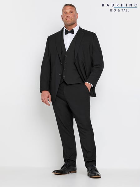 BadRhino Big & Tall Black Tailoring Suit Waistcoat (AD4479) | € 61