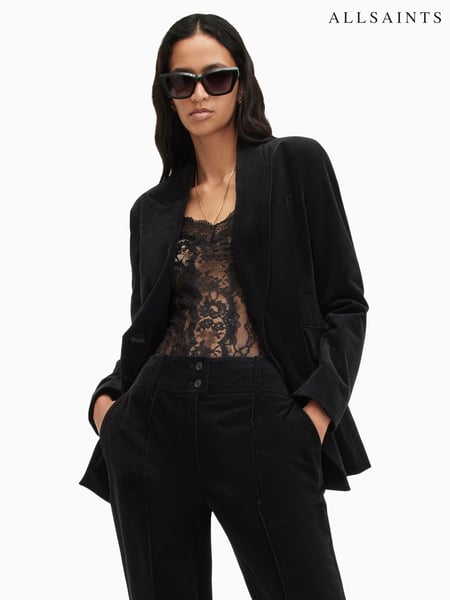 AllSaints Black Sevenh Cord Blazer (AD5408) | € 373