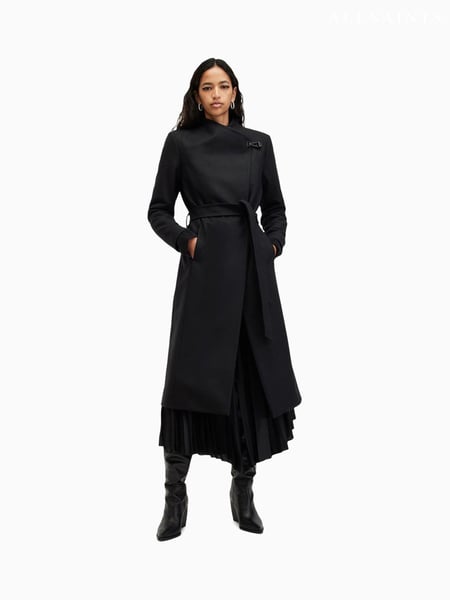 AllSaints Black Riley Coat (AD5420) | € 560