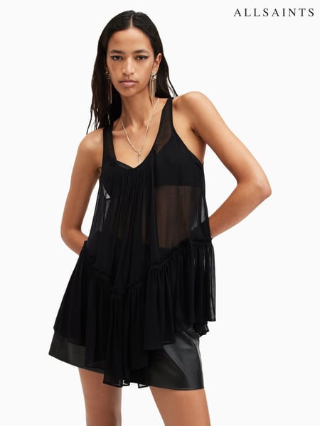 AllSaints Black Rach Vest Top (AD5425) | € 217