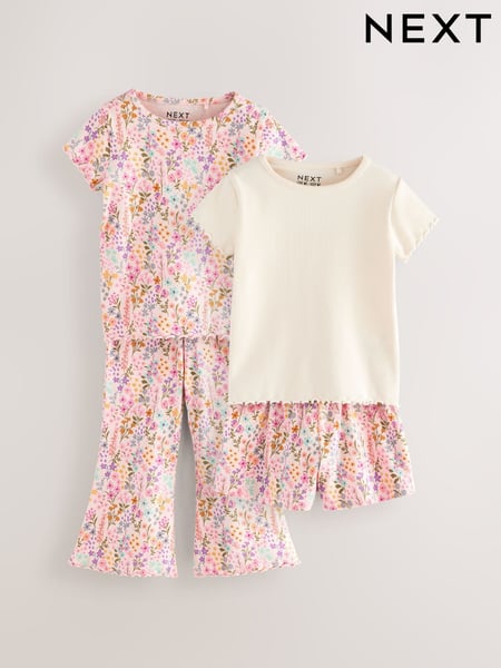 Pink Top and Shorts Set 2 Pack (3mths-7yrs) (AD5562) | € 26 - € 31