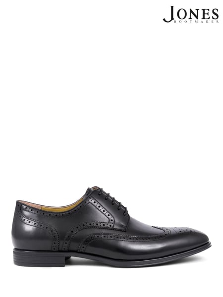 Jones Bootmaker Middleham Leather Oxford Black Shoes (AD5599) | € 203