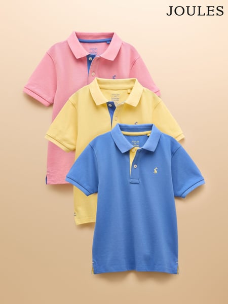 Joules Woody Multi Blush Polo Shirt Multipack (AD5625) | € 53 - € 62