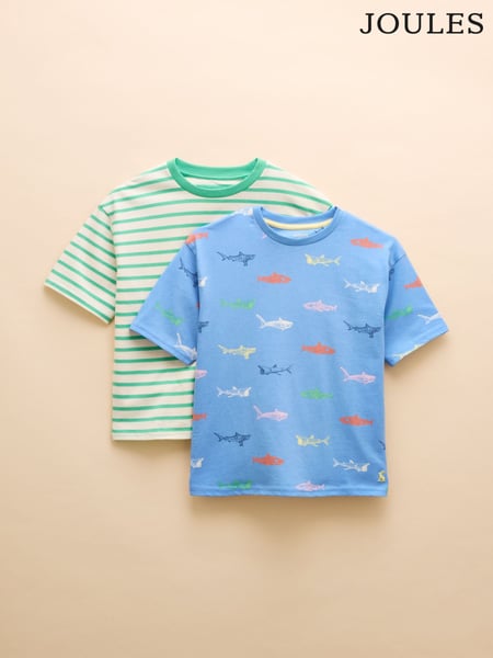Joules Let's Go Green T-Shirt Two Pack (AD5719) | € 28 - € 31