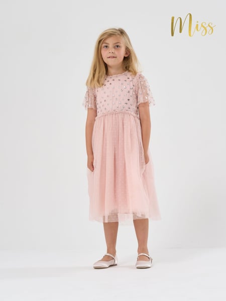 Miss Cluster Sequin Waterfall Dress (AD8203) | € 59