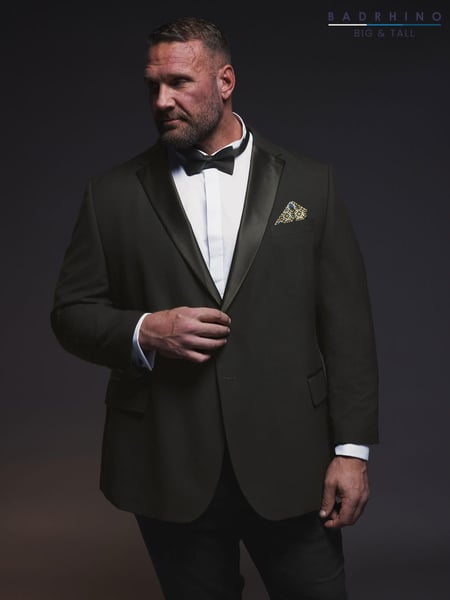 BadRhino Big & Tall Black Tailoring Dinner Jacket (AD9287) | € 147