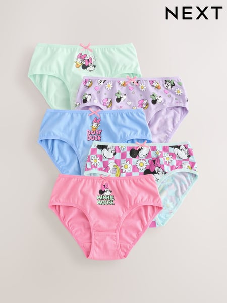 Pink Minnie Mouse Briefs 5 Pack (1.5-12yrs) (AE9147) | € 17 - € 20