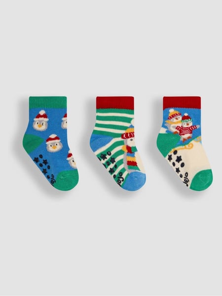 JoJo Maman Bébé Multi Christmas Socks 3 Pack (AF5900) | € 15