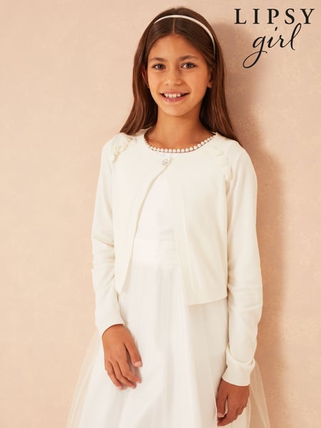 Lipsy Ivory Occasion Bolero Cardigan (5-16yrs) (5-16yrs) (AF5986) | € 27 - € 39