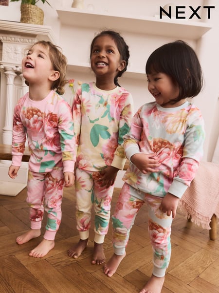 Yellow/Blue Snuggle Pyjamas 3 Pack (9mths-12yrs) (AF7068) | € 38 - € 51