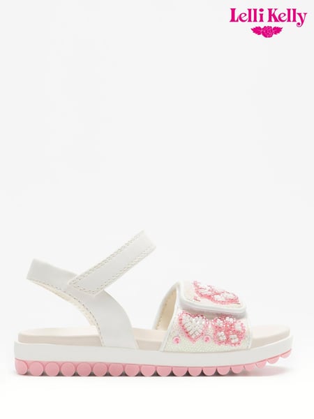 Lelli Kelly Silver Cressida Glitter Sandals (AF7603) | € 78