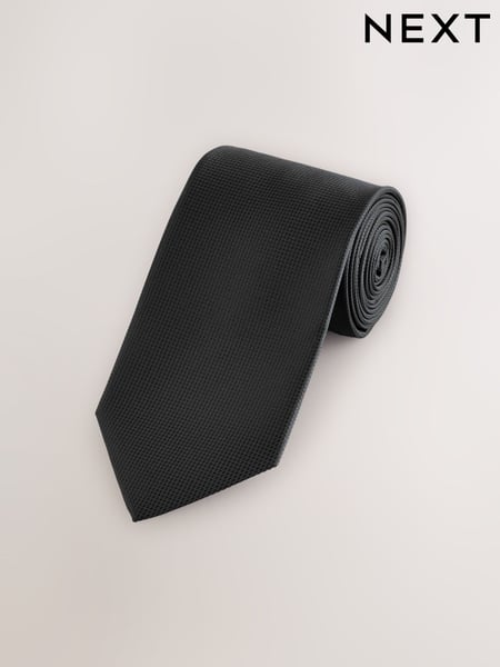 Black Textured Tie (AF8377) | € 15