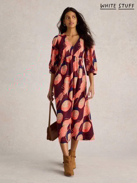White Stuff Purple Lucy Midi Dress (AG2298) | € 50