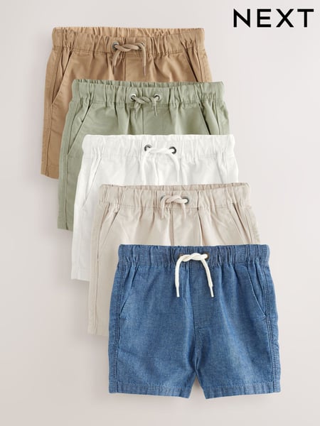 Minerals Pull On Shorts 5 Pack (3mths-7yrs) (AG3818) | € 35 - € 41
